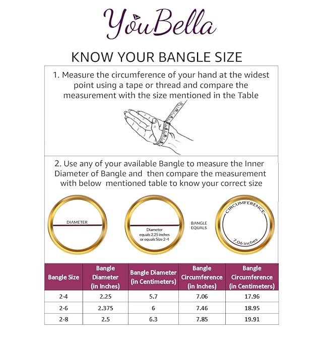 YouBella Antique Look Jewellery Silver Plated Traditional Bracelet Bangles for Women - Image 3